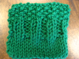 example of patterns using the purl stitch